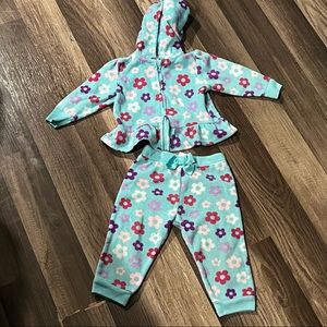 Carters sweat suit girls 24 Months